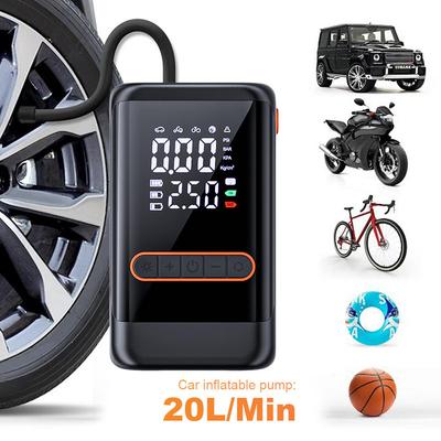 Compresor de Aire Portátil Recargable por USB Inflador de Neumáticos Inalámbrico Bomba de Aire de Alta Presión Accesorios de Inflado para Motocicleta