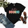 Popsicle Hello Summer T Shirts Family Vacation Outfit Beach Travel Women T Shirts Cotton Tops