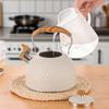 Whistling Kettles Whistling Teapot Water Kettle Stove Stainless Steel Pot 2.5L Hot Water Boiler Teapot For Home Kitchen Travel