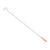Clothing Hook Pole Closet Reacher Iron Reach Garment Clothes Hanger Reaching Rod for Home