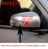 Carbon Fiber Look Ox Horn Rear View Mirror Cover For Mitsubishi Lancer EVO 2013-2016