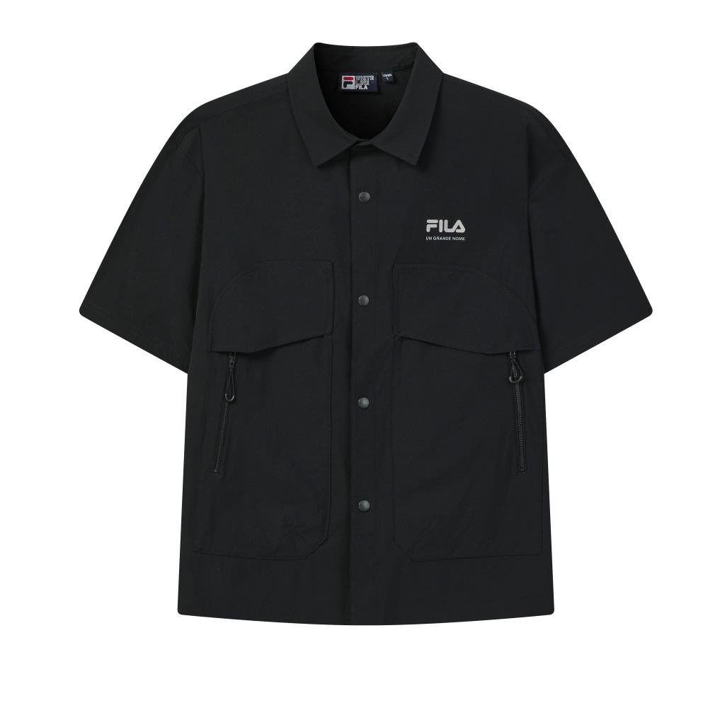 FILA Original Cool Touch Casual Work Style Shirt Men shirts Black F11M629406FBK M