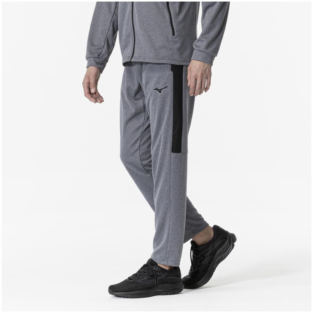 Mizuno Training Wear Soft Knit Pants 32MDA001 Charcoal Size S Heather,