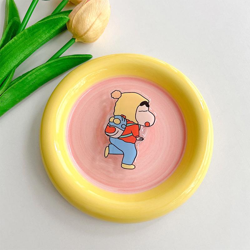 Cartoon Xiaoxin Cute Airbag Mobile Phone Holder Back Sticker Retractable Acrylic Desktop Watching Drama Support Frame Niche