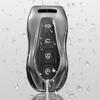 Alloy Leather Car Remote Key Case Cover for Geely Azkarra Tugella FY11 2019 2020 Atlas Pro New Emgrand GS X6 SUV EC7 Styling