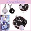 Stunning 2pcs Genshin Qiqi Cosplay Earrings With Elegant Dangle Design For Women