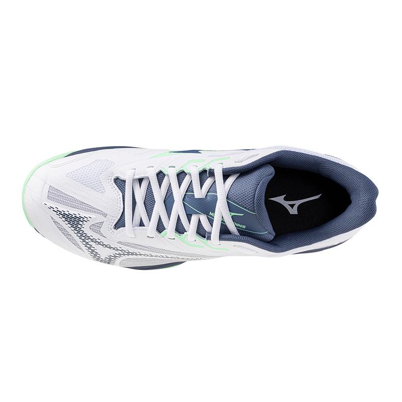 Mizuno Wave Exceed Light 2 AC White Vintage Indigo Mint Unisex Sneakers Neo-Mint 61GA231837