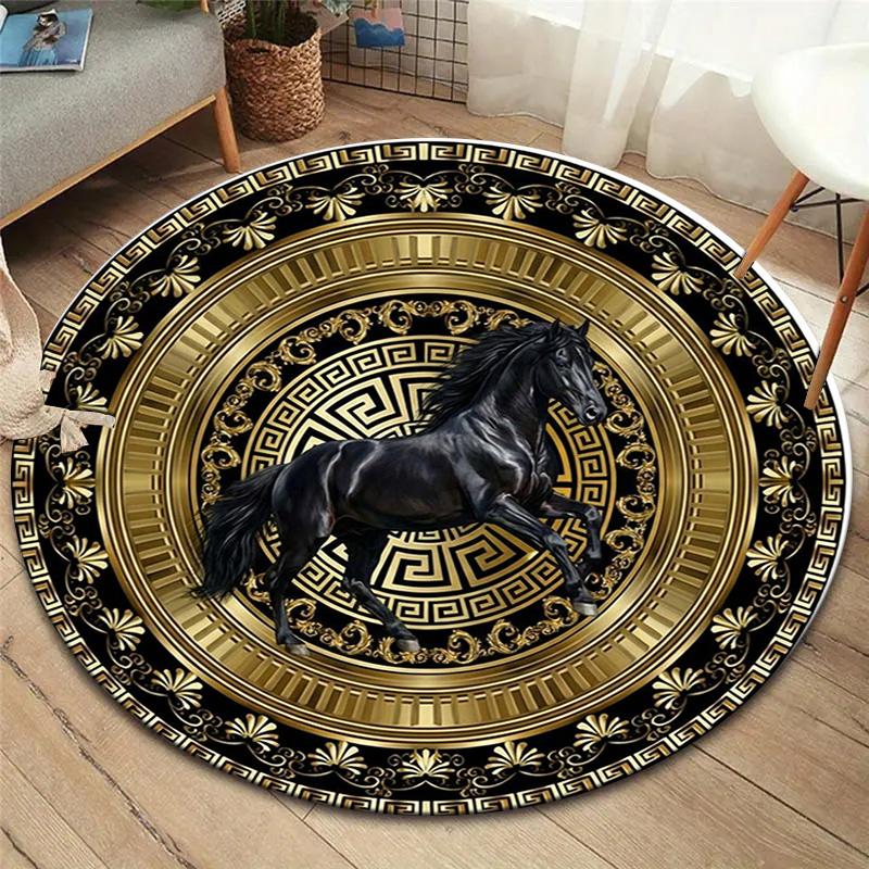 

1Pc Horse Print Flannel Blanket, High quality Comfortable for All Seasons, Home Decor, Warmth and Comfort, Perfect for Christmas Gifts 80cmx80cm