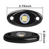 8 Packs LED Rock Lights for Trucks IP67 Waterproof Under Body Wheel Well Light Exterior Interior