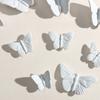 Stile Nordico Delicato Bellissimo Bianco Ceramica Farfalle Soggiorno Hotel Parete di Sfondo Pendente Farfalla Decorazione per la Casa WWO66