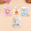 100Pcs 7X7+3Cm 10X10+3Cm Cute Cartoon Animal Printed Plastic Self-Adhesive Bags Cookie Biscuits Snack Package For Home Bakeries