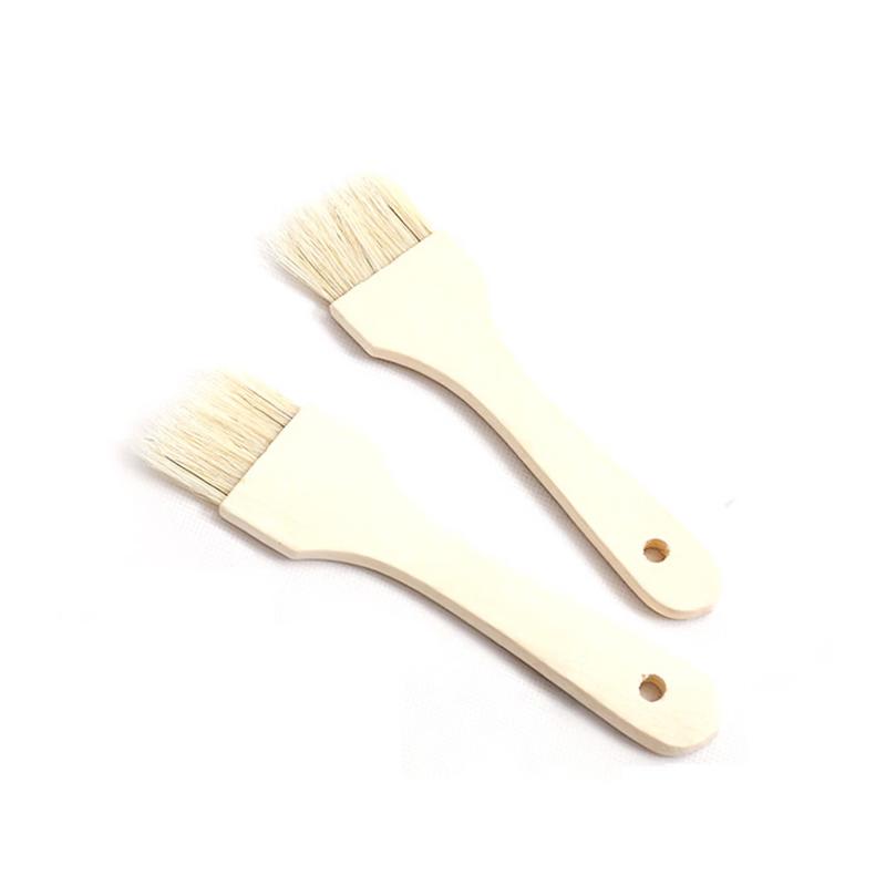 SMVP Wooden Handle BBQ Basting Brush Set