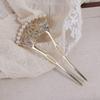 Pearl Hanfu U Shape Hairpin U-shaped Fan Hair Stick Cute   Cheongsam Accessories