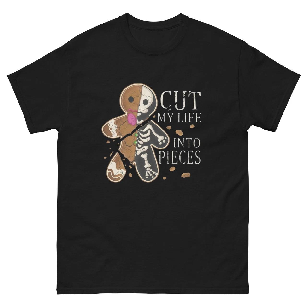 Holiday “Cut My Life Into Pieces” Broken Cookie Christmas Tee S