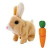 Electric Rabbit Plush Toy Cute Cartoon Animal Bunny Jumping Movable For Kids Children Toys Pet R4O3
