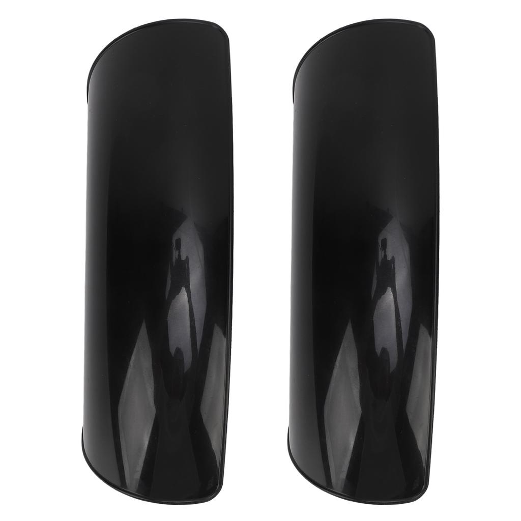 1 Pair Electric Wheelchair Mudguards Glossy Black Scratch Resistant Wheelchair Splash Guard Replacement Set