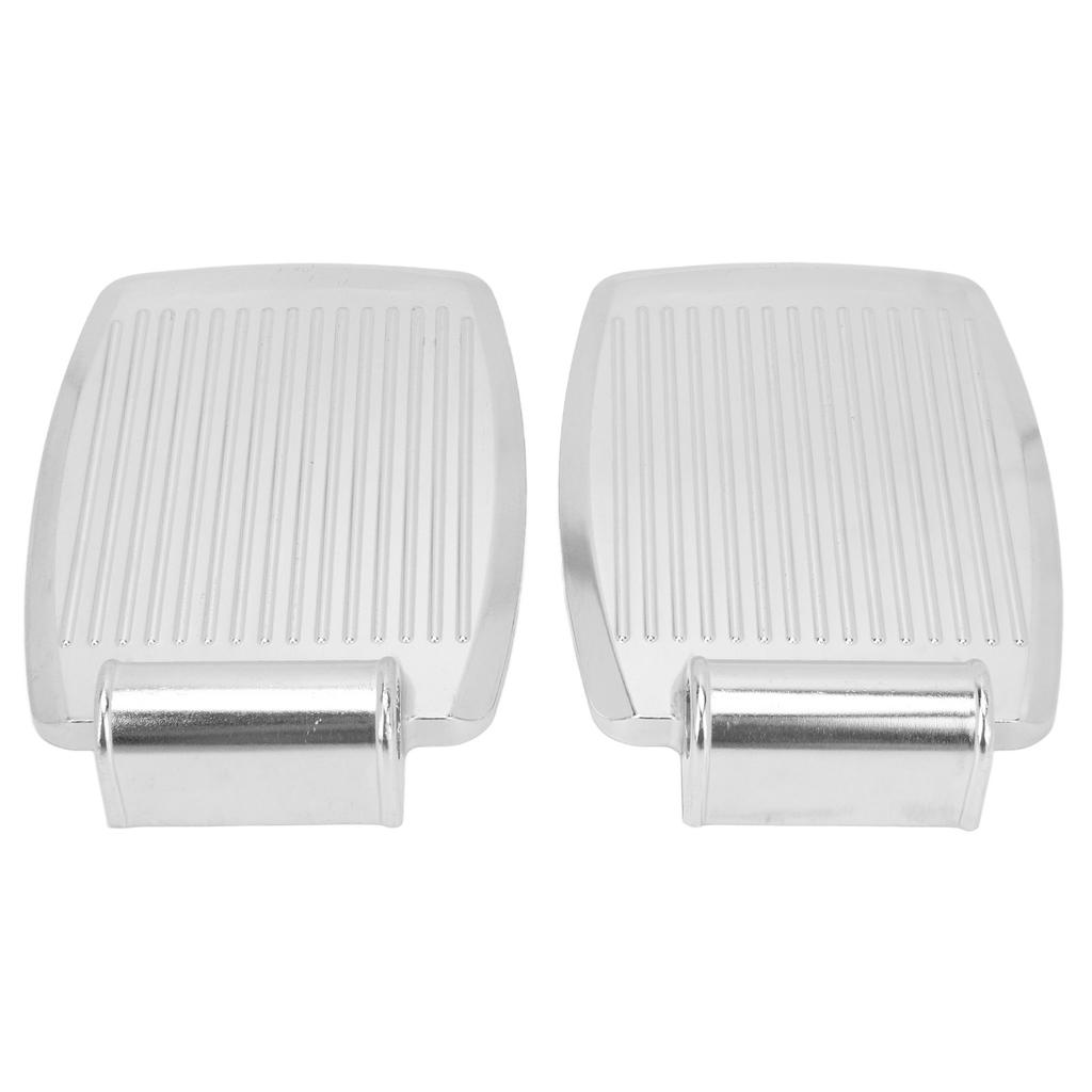 2pcs Wheelchair Footrests Aluminum Alloy Replacement Wheelchair Footplate Pedal Accessory Striped