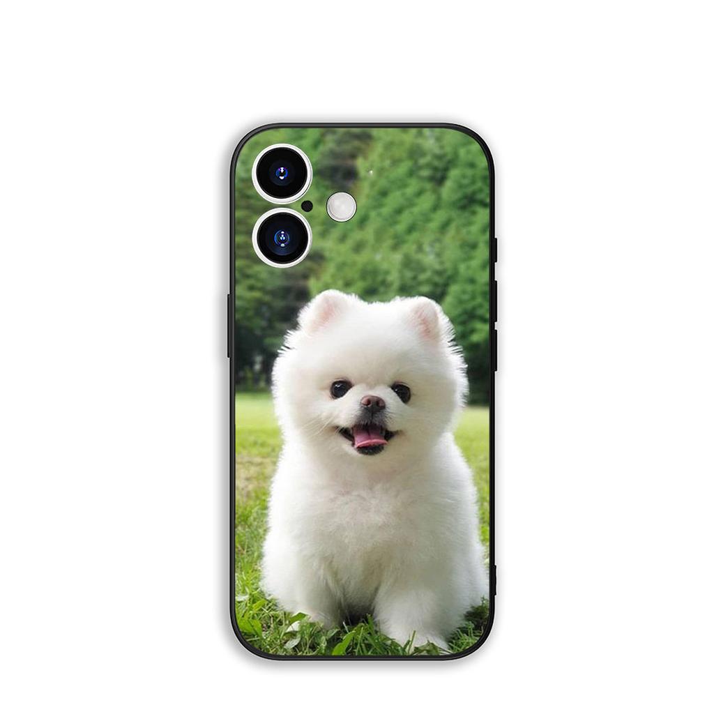 Phone Cover Pet Pomeranian Dog Casing for Samsung Galaxy S25 S24 S22 S23 FE Ultra Plus A56 A05 A06 A15 A16 A55 S7 Edge Case