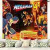 Mega Man Wall Tapestry Aesthetic Wall Hanging Printed Fabric Blanket Decorative Tapestries for Bedroom Living Room Home Decor