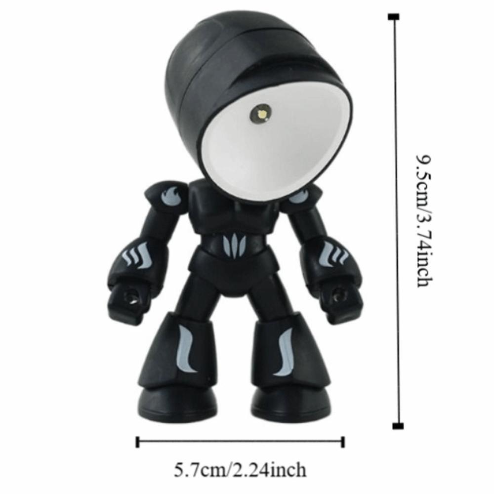 Soothing Glow Robot Lamps Mini Bedside Table Lamps Creative Design Night Lights  Bedroom Use