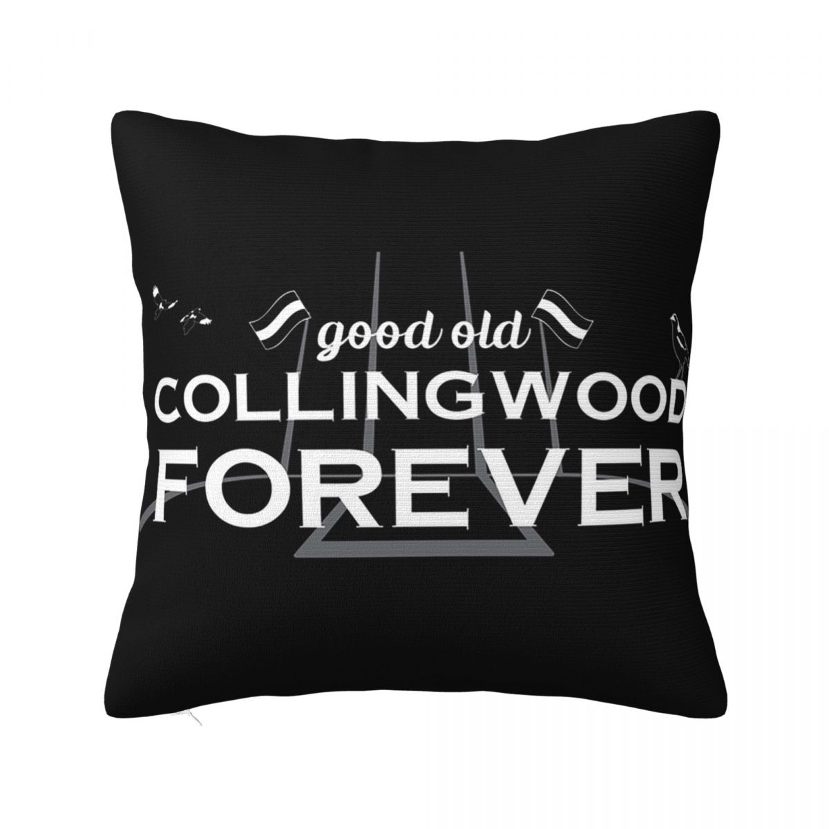 Good Old Collingwood Forever Square Pillowcase Pillow Cover Polyester Cushion Zip Decorative Comfort Throw Pillow for Home Car 30X30cm
