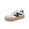 2025 autumn new fashion Korean version of simple sports little white shoes casual retro ugly cute running board shoes