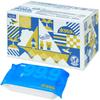 LEC Pure Water Baby Care Thick Baby 54 Wipes X 15 Packs Contains Collagen and Peach Leaf Double Moisturizing Mild Made In Japan 99.9% Moisture-Rich