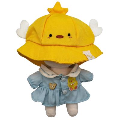 AXLUCE - Plush Clothes - Stuffed Animal - Clothes - 10cm - Doll (Yellow Hat, 10cm)