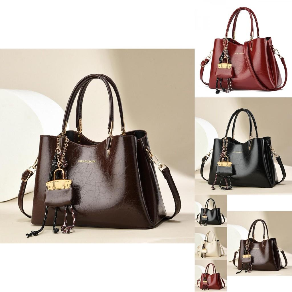 Fashionable Versatile Handbag For Women In Black And Coffee Perfect For Casual Outfits