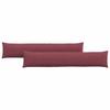 Sofa Cushions 2 Pcs Burgundy 200 X 40 Cm Fabric