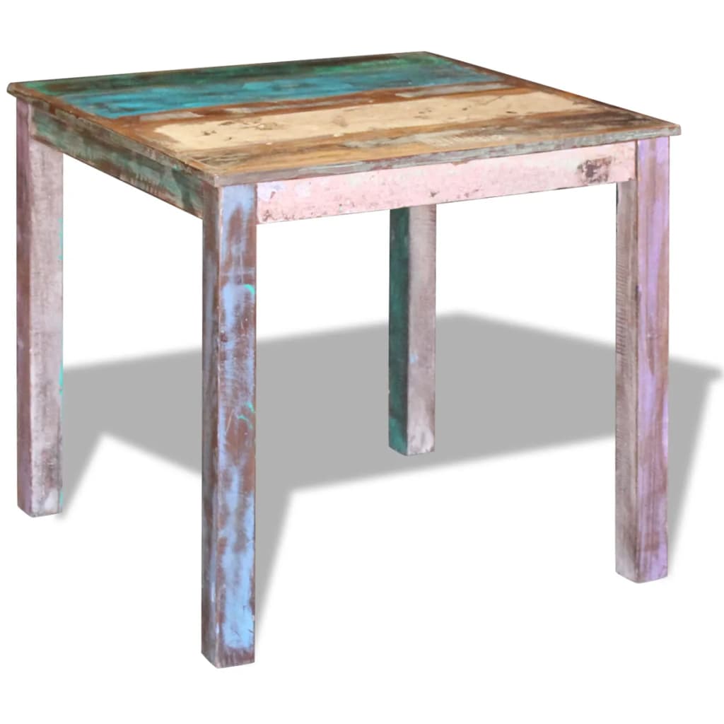 Dining Table Solid Reclaimed Wood 80 x 82 x 76 cm