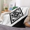 Borussia Print Flannel Blanket, High quality Comfortable for All Seasons, Home Decor, Warmth and Comfort, Perfect for Christmas Gifts
