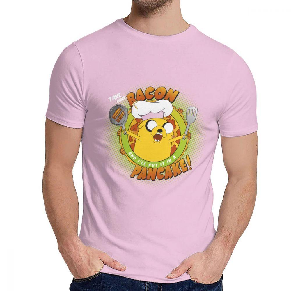 Anime Bacon Pancake Song Tee Shirt Casual O Neck Popular Man S Retro Great Classic S