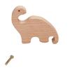 Natural Wood Cabinet Knob Lovely Dinosaur Drawer Pulls Decorative Furniture Handles for Children Room Wardrobe Knob