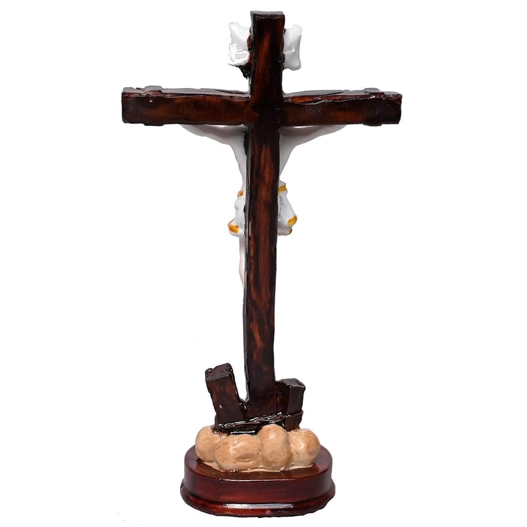 Jesus Christ Idol for Home/ Living Room/ Prayer Room/ Gifting (Brown ,1.75X3.25X6 Inches)