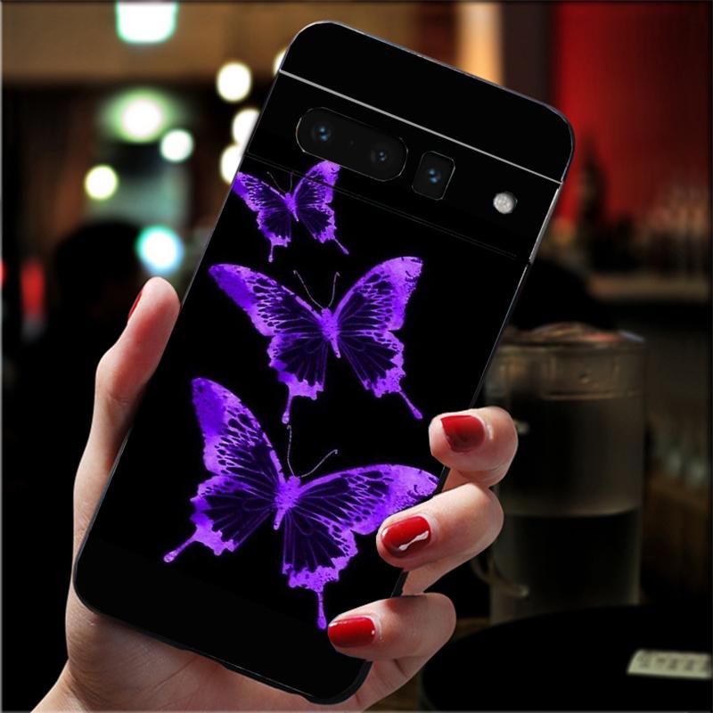 Phone Case For Google Pixel 10 Pro XL 9 Pro XL 9A 8 7 6 Pro Pixel 8A 7A 6A Pixel 8 7 6 5 Aesthetic Purple