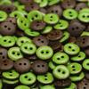 5Pcs Pure Natural Coconut Shell Buttons Pig Nose Shaped Diy Ledger Pendant Buttons Sweater Shirt Decorative Buttons