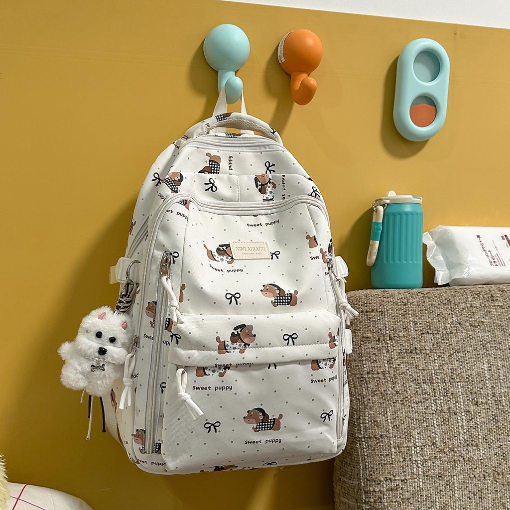 Schoolbag Japanese Ins Cute Schoolbag Girl Junior High School Girl High School Student Large Capacity Load Reduction Class Backpack Student Backpack