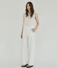 LOSSYROW Urban Wide Chino Pants White