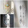 Handmade Crystal Sun Catcher Rainbow Prism Rainbow Prism Window Hanging Sun Moon Pendant  Women