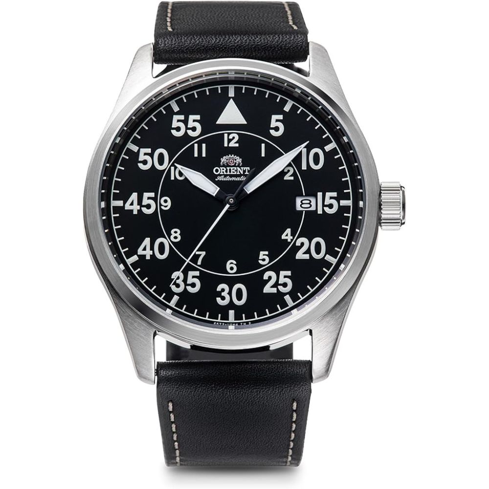 

ORIENT Sports Flight Style Automatic Black Dial Men s Watch RN-AC0H03B