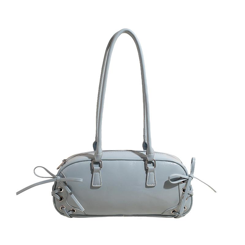 

Сумка Женская Новая Большая Вместимость Балет Универсальная На Плечо Под Мышку Текстурированная Сумка-Подушка светло-синий