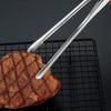 Kitchen Cooking Tongs Stainless Steel Kitchen Tweezer Tong with Precision Serrated Non-Slip Tips for Frying Plating
