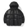 Bluetail Men Black Hooded Down Jumper Azh3jp01bk