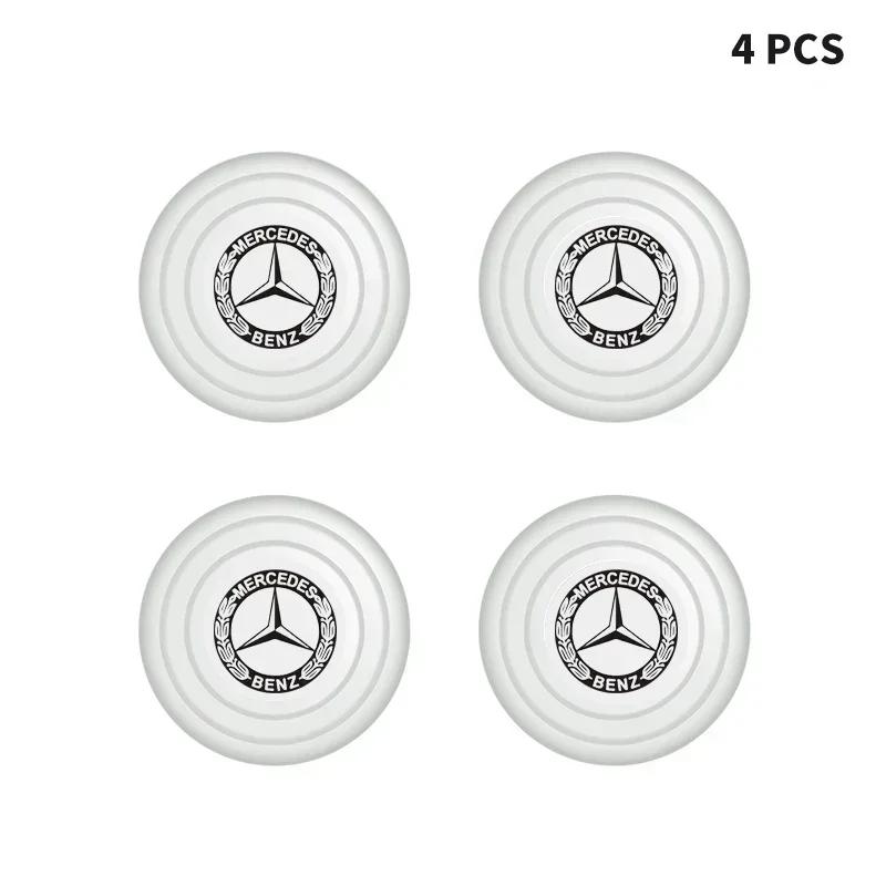 1/2/4Pcs Luminous Shock Absorber Car Door Silicone Anti Shock Pad for Mercedes Benz W212 W204 W211W168 W213 W205 W210 W108 W124