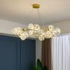 Nordic Starry Sky Modern Chandelier: Magic Bean Bubble Light for Living Room and Bedroom