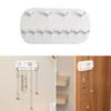 Self-adhesive Necklace Holder Plastic Necklace Organizer Wall Mounted for Necklace Jewelry Bangles Bracelets and Rings