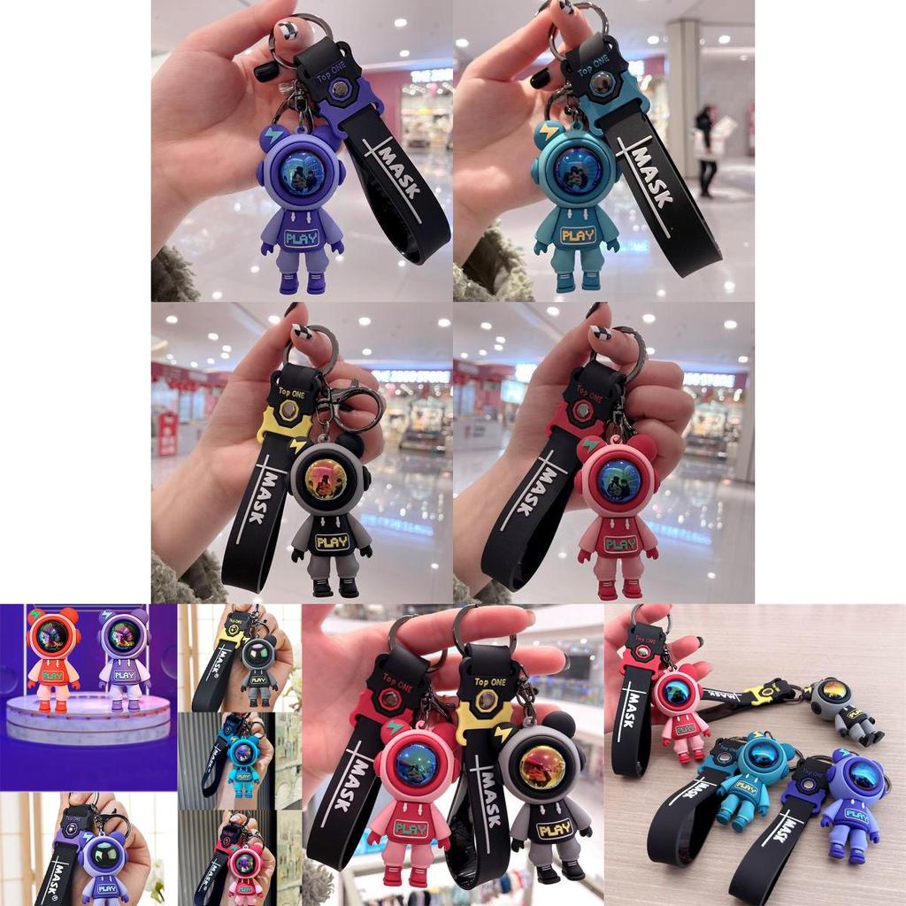 High-quality Silicon Astronaut Key Chain Ring