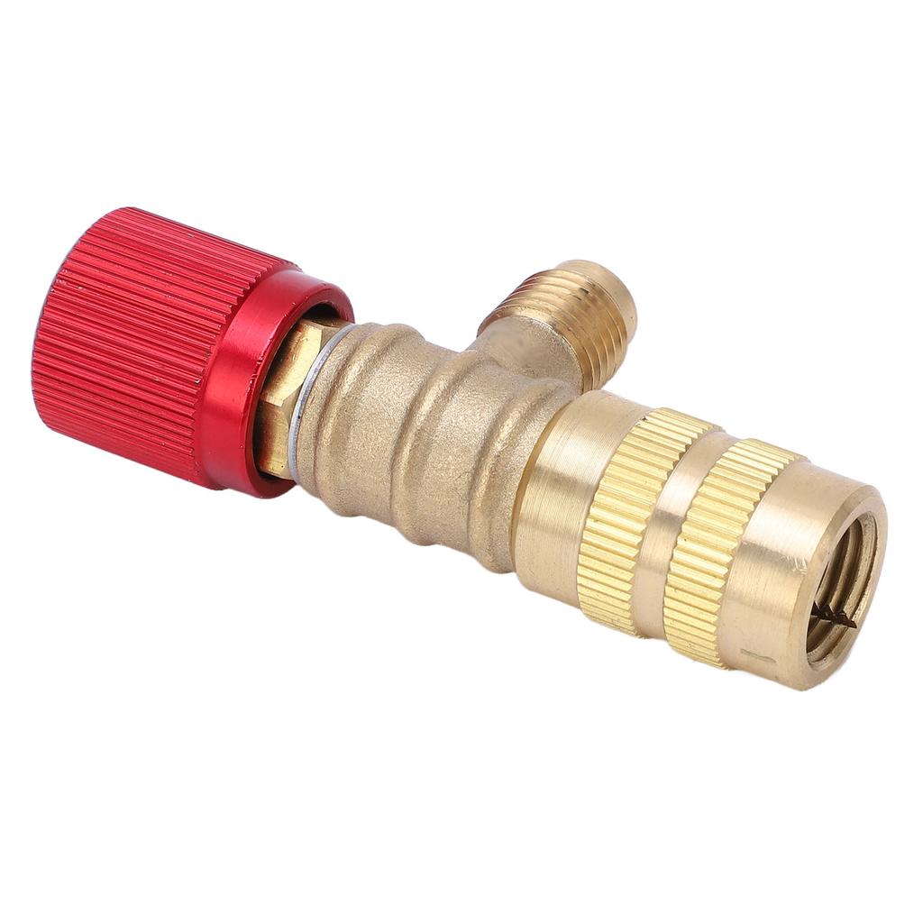 Kältemittel Füllventil Flüssigkeitssicherheitsventil für R22 R410 R134A R404 1/4in Außengewinde 5/16in Innengewinde