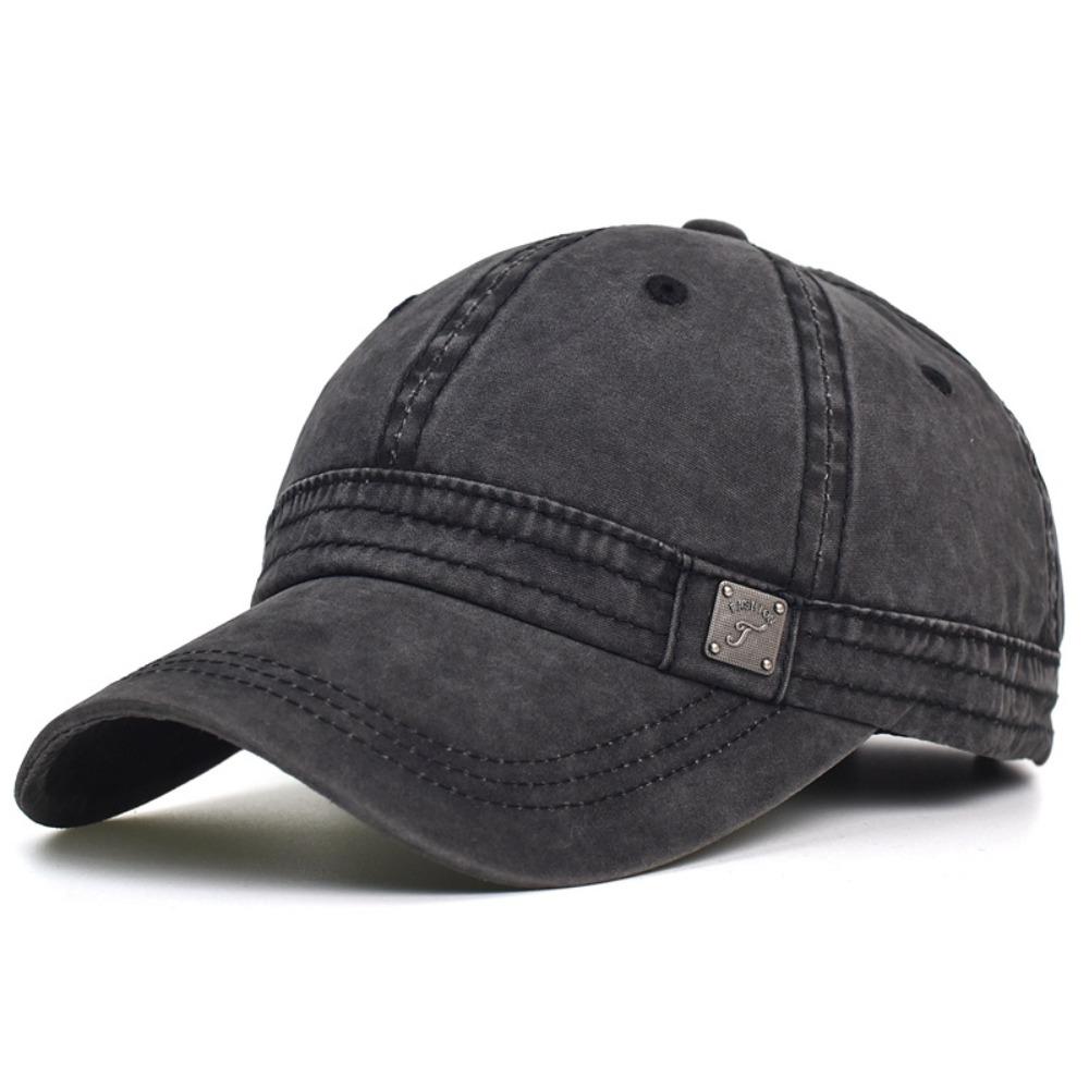 Casual Wash Cotton Baseball Caps Sun Protection Trucker Style Vintage Dad Hat Adjustable Visors Outdoor Sports